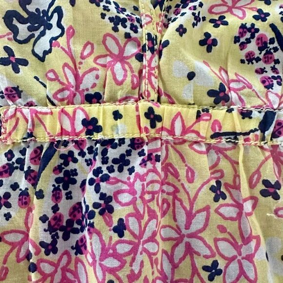 Lilly Pulitzer yellow, Starfruit tunic top. - Picture 3 of 6